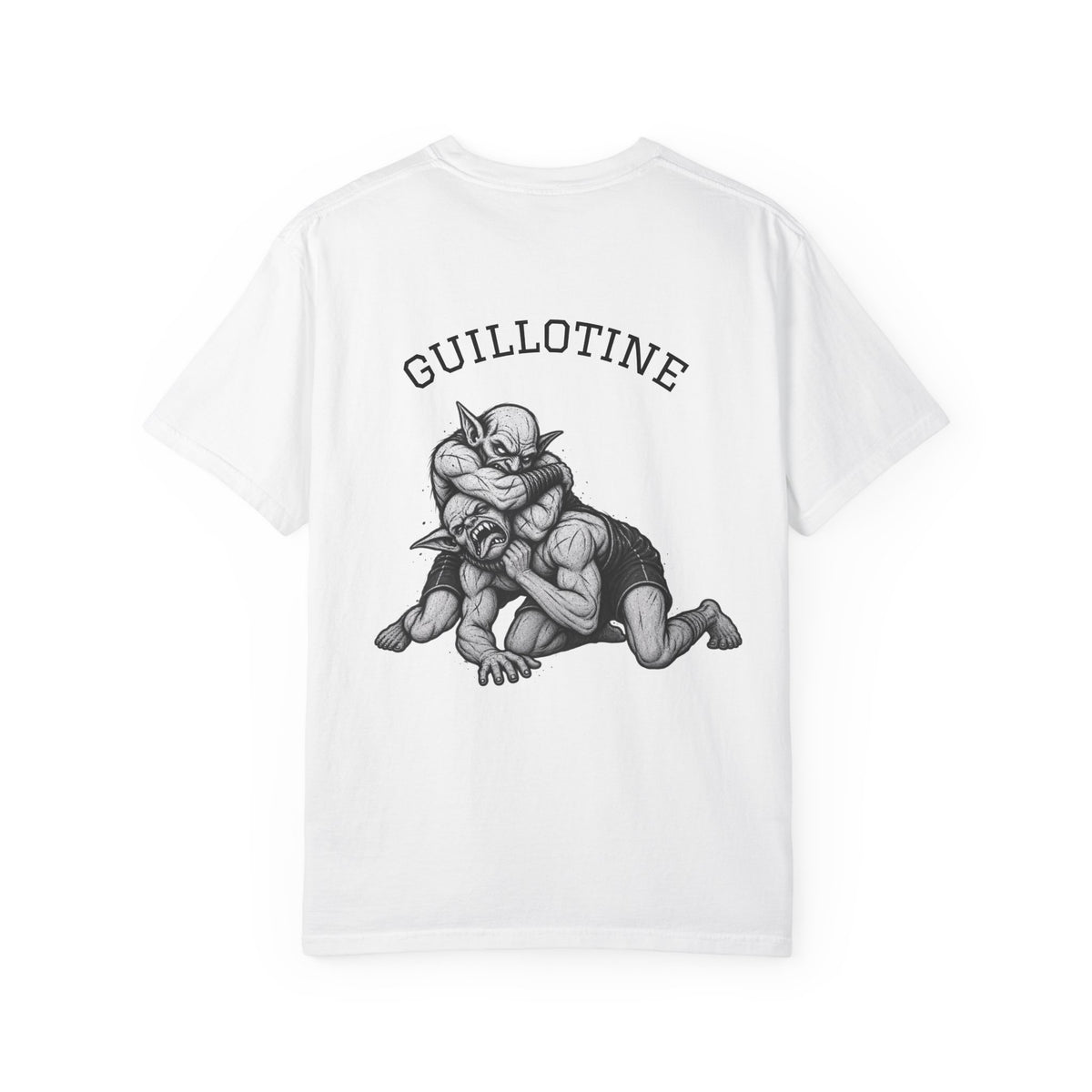 Guillotine Wrestling T-Shirt – Vintage Grappling Demon Graphic Tee