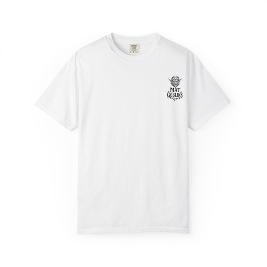 Goblin Skull Graphic T-Shirt — 'Mat & Goblins' Pocket Design